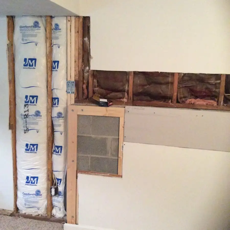 Wall insulation replacement during Odor Removal & Deodorization in Pella